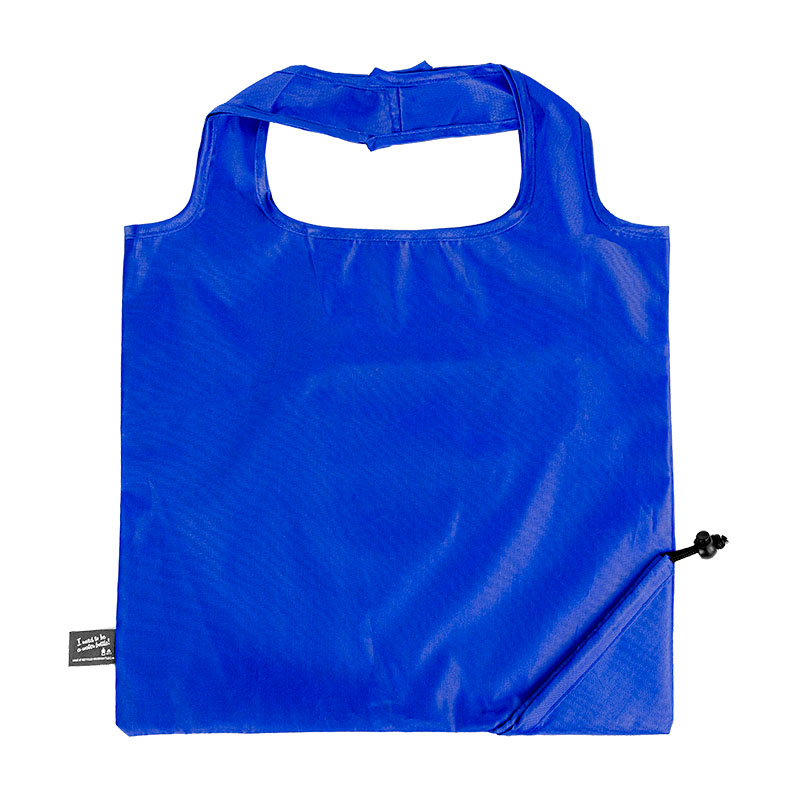 Riptide rPET Foldable Tote Bag - Blue