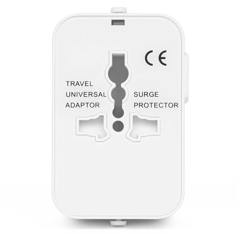 Universal International Travel Adapter - White