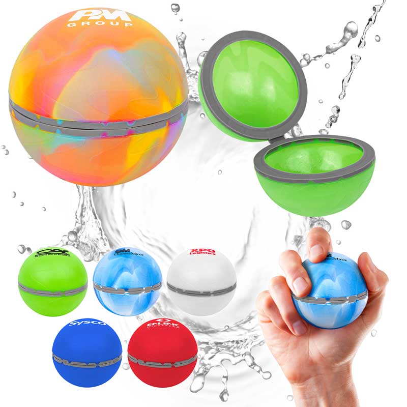 Splash-O-Matic Reusable Water Balloon - Elevate your water fun with the Splash-O-Matic Reusable Water Balloons, an eco-friendly alternative to traditional water balloons. Reusable and eco-friendly alternative to traditional water balloons. Quick filling with magnetic closure. Durable silicone construction for. Perfect for water fights, poolside fun, and backyard parties.